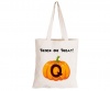 Q - Halloween Pumpkin - Eco-Cotton Trick or Treat Bag Photo