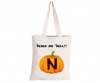 N - Halloween Pumpkin - Eco-Cotton Trick or Treat Bag Photo