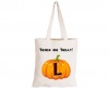 L - Halloween Pumpkin - Eco-Cotton Trick or Treat Bag Photo