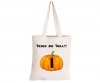 I - Halloween Pumpkin - Eco-Cotton Trick or Treat Bag Photo