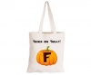 F - Halloween Pumpkin - Eco-Cotton Trick or Treat Bag Photo