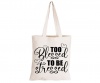 Too Blessed to be Stressed - Eco-Cotton Natural Fibre Bag Photo