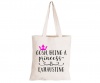 Being a Princess is Exhausting! - Eco-Cotton Natural Fibre Bag Photo