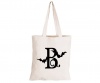 B - Halloween Bats - Eco-Cotton Natural Fibre Bag Photo