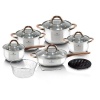 Blaumann 13-Piece Stainless Steel Cookware Set - Gourmet Line Photo
