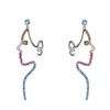 Civetta Spark Picasso Face Earrings with Swarovski Crystal Photo