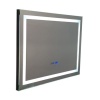 Linea Luce LED Bathroom Mirror with Clock Temperature & Touchscreen 80X60 Photo