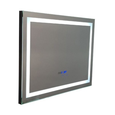 Photo of Linea Luce LED Bathroom Mirror with Clock Temperature & Touchscreen 80X60