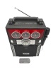 ECCO AM/FM/SW1-24 BAND/PORTABLE Radio USB/SD Card SLOT/EC-13K1-Red Photo