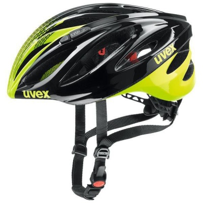 Photo of uvex Boss Race Black-Neon Yellow 52-56 Cycling Sports Helmet