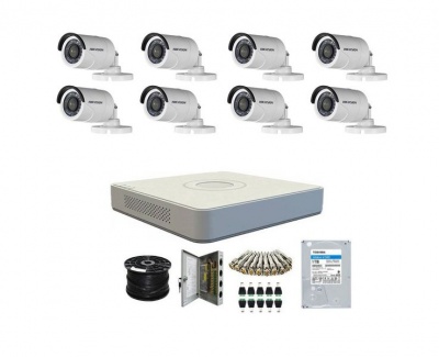 Photo of Hikvision 1080P 8 channel DVR and 8 Camera CCTV Kit - IRF Cameras