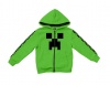 Minecraft Creeper Youth Hoodie Green Console Photo