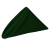 Set of 10 Polyester Napkins 50x50cm - Forest Green Photo