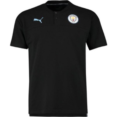 Photo of Puma Men's Manchester City FC Casual Short Sleeve Polo Top - Black