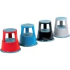 Lincoln Kick Stool Metal Grey Photo