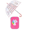 Unicorn Pencil Case Pink with Umbrella Photo