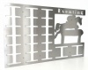 DCDesigners Eventing Rosette Hanger - Stainless steel Photo