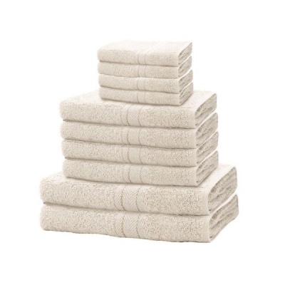 Photo of 10 Piece Towel Bale Set With Ribbon Cream