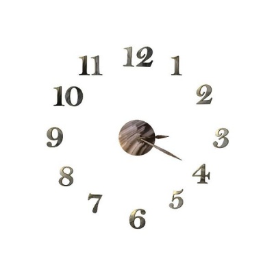 Photo of Wall Clock - Engraved Hardwood - AnySize Clock Mono