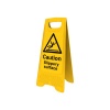 Sitesafe Heavy Duty A Board Caution Slippery Surface Photo