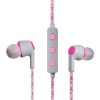 Volkano Moda Series Nylon Bluetooth Earphones - Pink Photo