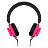 Rocka Switch Series Aux Headphones - Black/Pink Photo