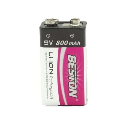 Beston 9 Volt Li ion Rechargeable Battery