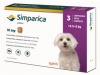 SIMPARICA 10mg Purple 2.6-5.0 kg 3 Chewable Tablets Photo