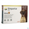 SMPARICA 120mg Dark Brown 40.1-60.0kg 3 Chewable Tablets Photo