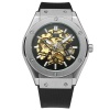 Forsining ENZO Automatic Mens Watch - Silver/ Rose Gold Photo