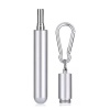 Soul Lifestyle Collapsible Telescopic Stainless Steel Straw - Silver Photo