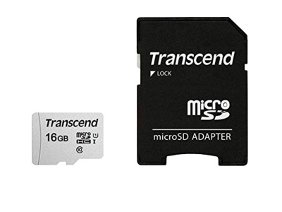 Photo of Transcend 16GB Micro SD XC 300s UHS-I with Adaptor