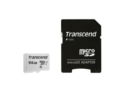 Photo of Transcend 64GB Micro SD XC 300s UHS-I with Adaptor