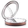 Rechargeable LED Portable Pocket Handbag Makeup Mirror with Magnifying Photo