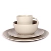 16 Piece Stoneware Dinner Set - Grey Photo