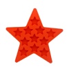 Silicone Ice Cube Molds Pentagram Ice Cube Maker Tray - Red Photo