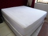 Rey's Fine Linen Queen Bed Fitted Sheet 300 TC White Extra Length & Depth Photo
