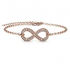 Destiny Infinity Bracelert with Swarovski Crystals - Rose Gold Photo