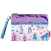 Stephen Joseph Clear/Iridescent Beach Pouch Princess/Unicorn Photo