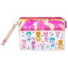 Stephen Joseph Clear/Iridescent Beach Pouch Cats Photo