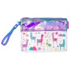 Stephen Joseph Clear/Iridescent Beach Pouch Llama Photo