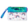 Stephen Joseph Clear/Iridescent Beach Pouch Rainbow Photo
