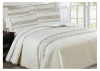 Bedding Set: Lorenzo Cream with Light Brown Photo