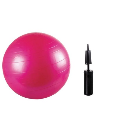 Photo of Pulse Active Fitness Yoga Exercise Ball with Pump - 65cm - Pink