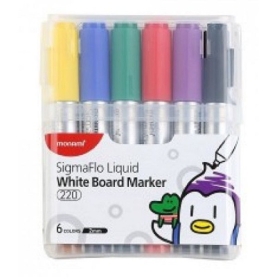 Photo of Monami Sigmaflo Liquid 220 Whiteboard Marker 6's