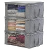 HomeFX Set of 3 Foldable Storage Bag Organizers Photo