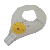 Baby Bib with Dummy Clip - Cream Photo