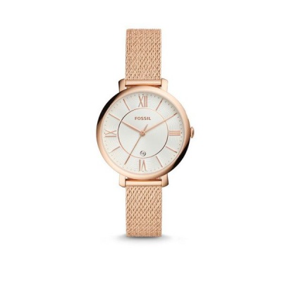 Photo of Jacqueline three-hand rose gold-tone stainless steel watch- ES4352