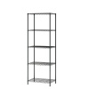 5 Shelves Metal Storage Rack Durable Organizer for Kitchen Bathroom Photo