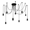 The Lighting Warehouse - PND Squido 9Light Black - 21330L Photo